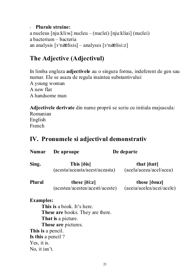 exercitii engleza incepatori pdf
